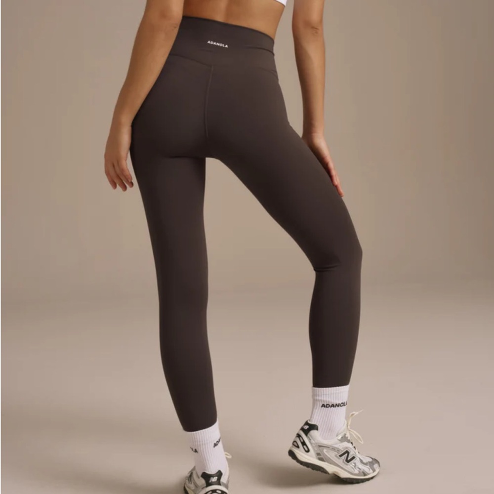 Adanola Chocolate Brown High-Waist Leggings
